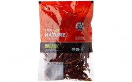 Pro Nature Organic Red Chilli Whole (Rich Colour)  Pack  100 grams